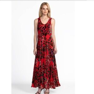Johnny Was Silk Maxi Dress